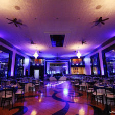 Image of The Allure's wedding ballroom blue is the perfect place to host your dream wedding in Northern Indiana and Chicagoland