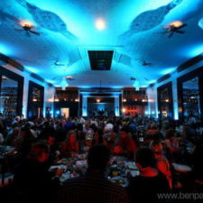 Image of The Allure blue ballroom where guests enjoy a luxurious evening