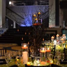 Image of wedding table settings in Northwest Indiana wedding venue, The Allure